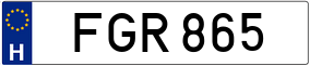 Truck License Plate